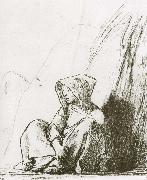 Jean Francois Millet The Girl in front of the haystack USA oil painting artist